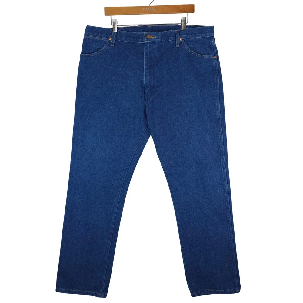 Wrangler Jeans Mens 40x32 Blue Cowboy Cut Original‎ Fit Straight Leg Western